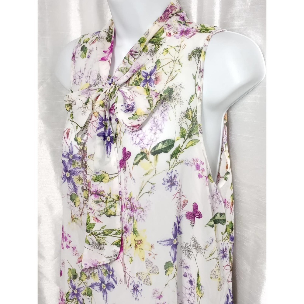 GORGEOUS sis sis flower bouquet butterfly BLOUSE pink green